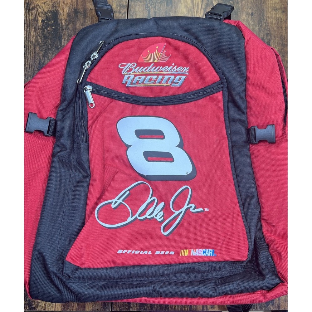 New Vintage Dale Earnhardt Jr NASCAR Cooler Insulated Backpack Expandable